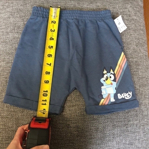 Moose Bluey Toddler Boy Shorts Grey Blue 4T - Picture 10 of 11